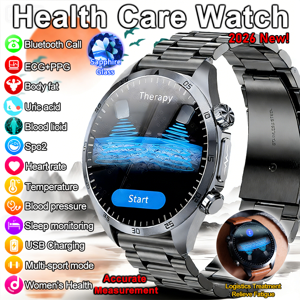 Smartwatch Online Watches For Men - 2026 New Accurate Body Health analysis