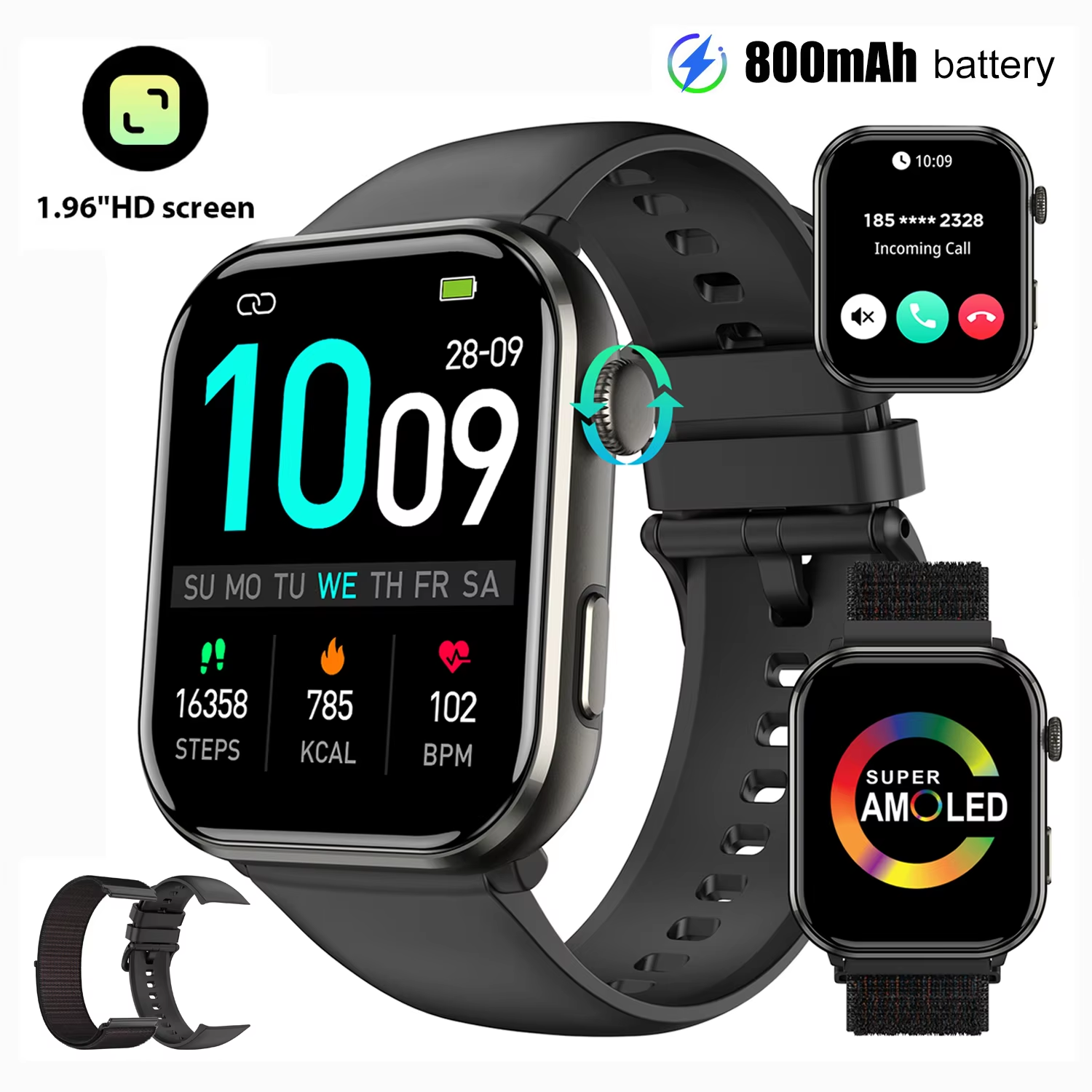 Smartwatch Health Watches For Women - Blackview R60 Bluetooth Call Smartwatch For