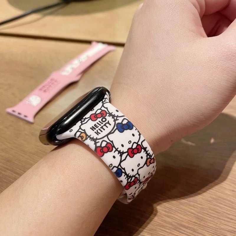 Apple Watch Band - Anime Sanrio Cute Hello Kitty Printed