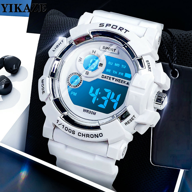 Smartwatch Watches Gift For Girls - YIKAZE Kids Watches Fashion Luminous Waterproof