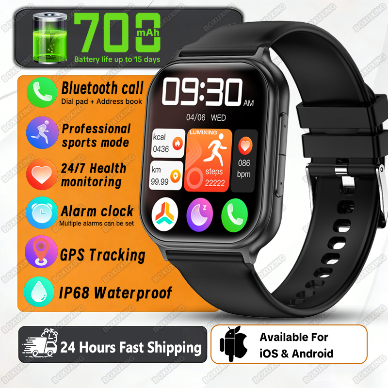 Smartwatch Health Watches For Women - New Smart watches Men Women Sports