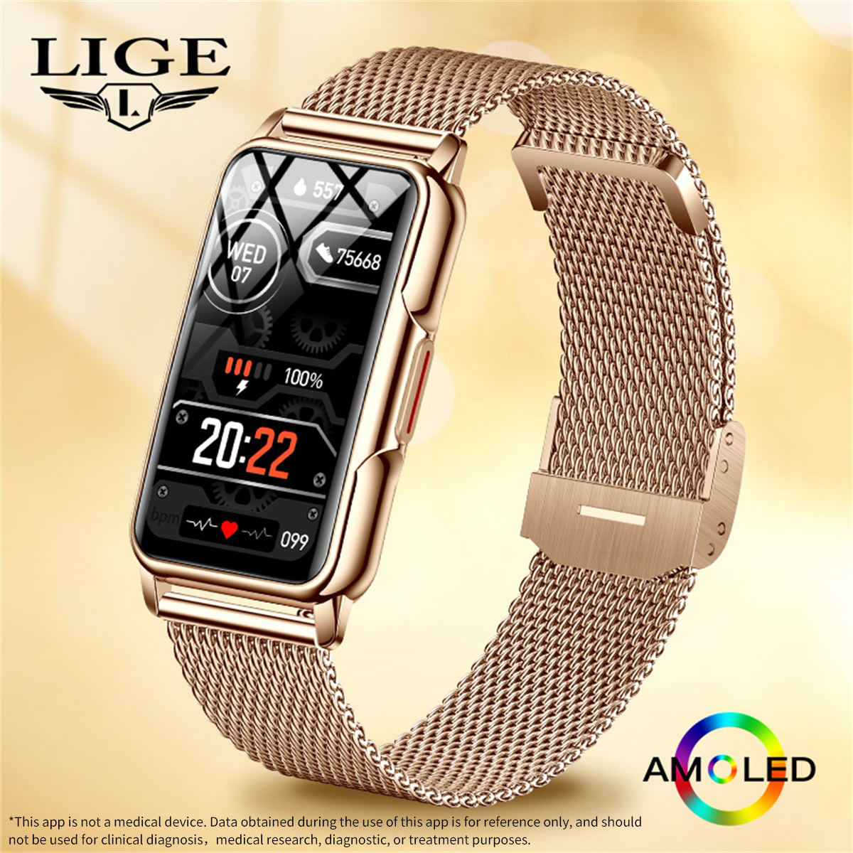 Smartwatch Watches For Girls - LIGE Smart Watch Men Women Fitness