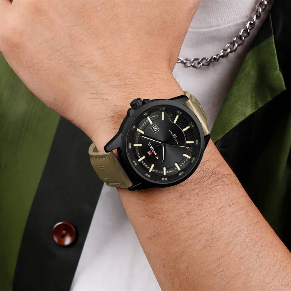 NAVIFORCE 9248L Elegant Men's  – обзор и цена Smartwatch Vintage Watches For Men