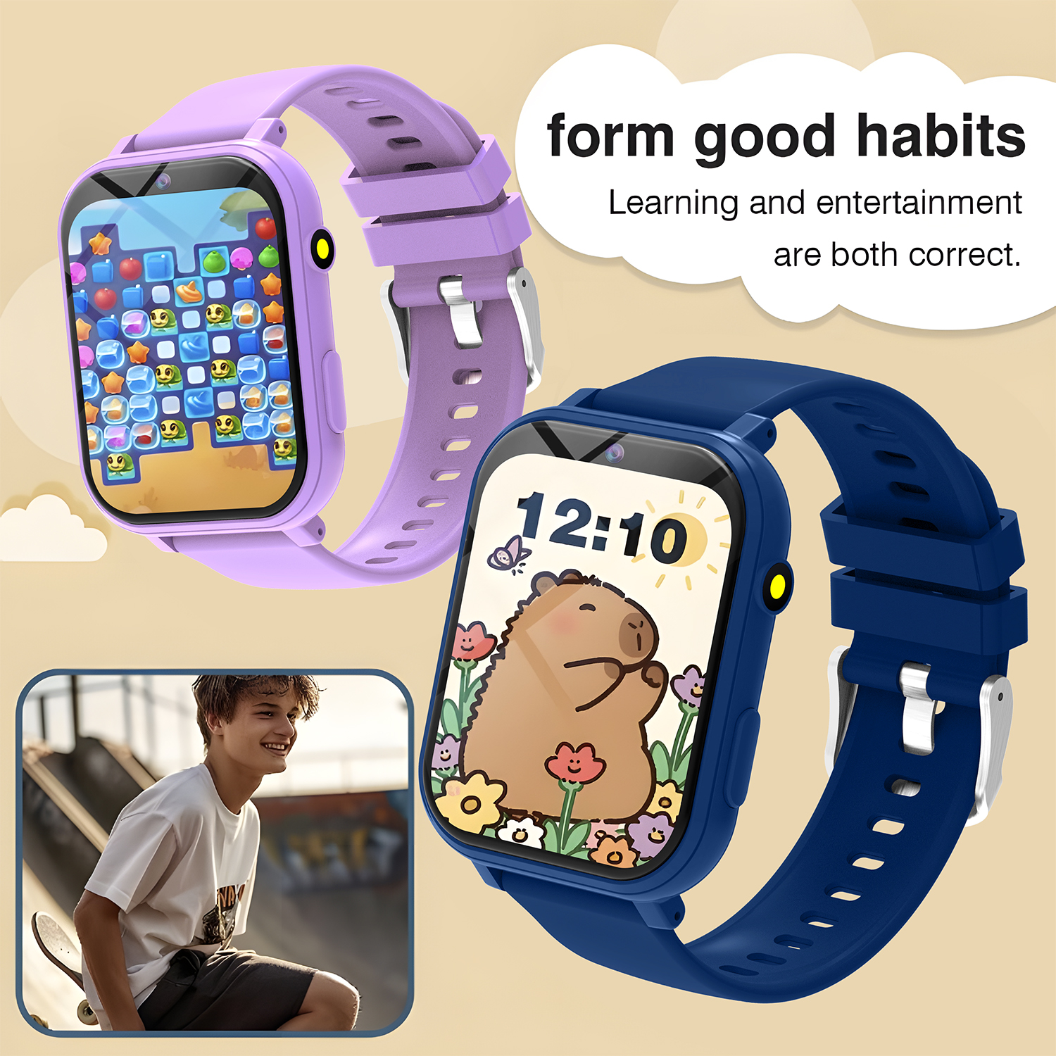 Kids Smart Watch Games Camera  – обзор и цена Smartwatch Watches Gift For Girls
