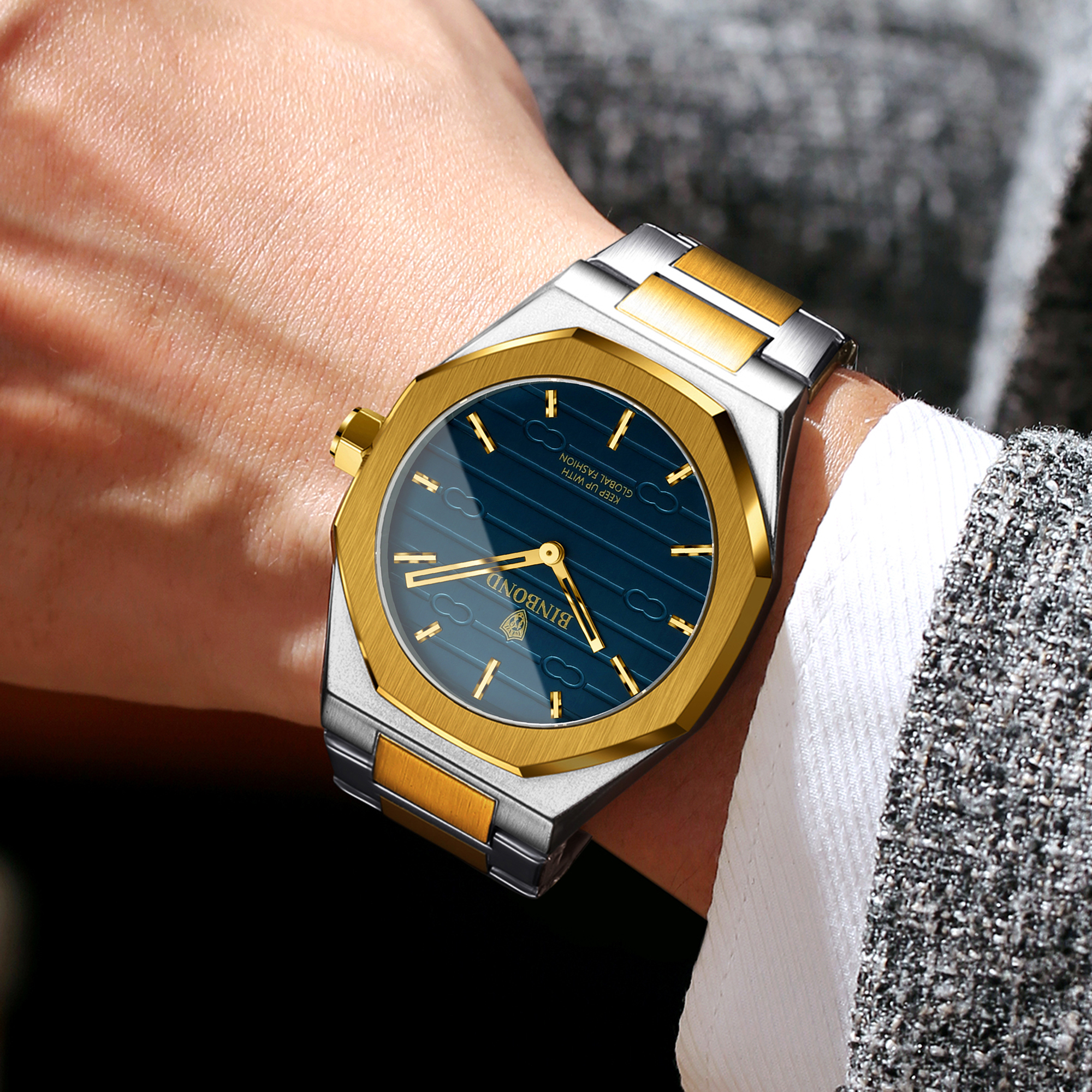 BINBOND Luxury vintage quartz  – обзор и цена Smartwatch Vintage Watches For Men