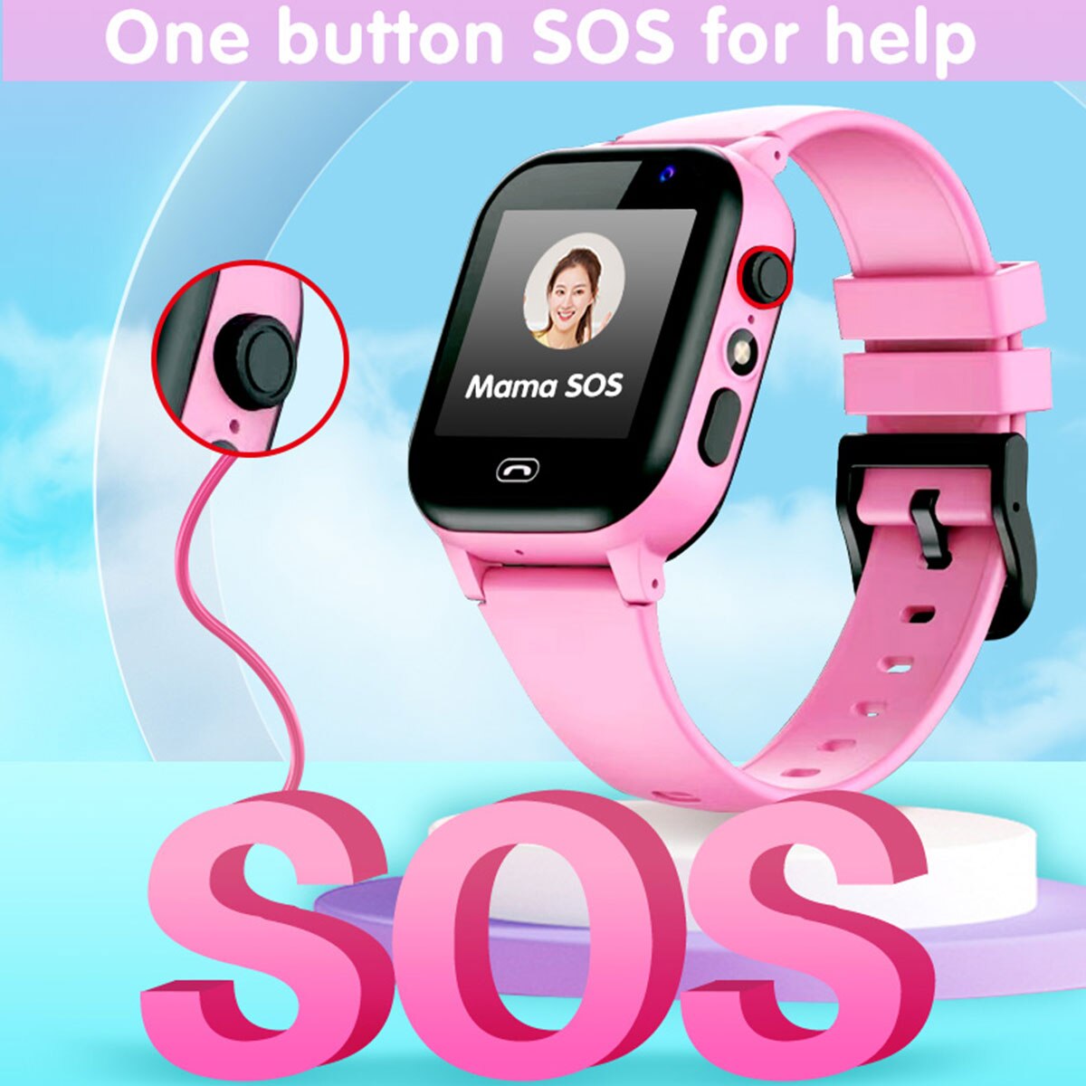Kids Smart Watch SOS Call Outd – обзор и цена Smartwatch Watches Gift For Girls