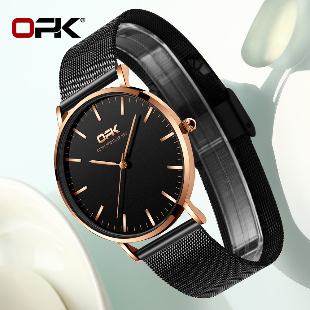 OPK 8101 Womens Watch Simple Q – обзор и цена Mesh Stainless Strap