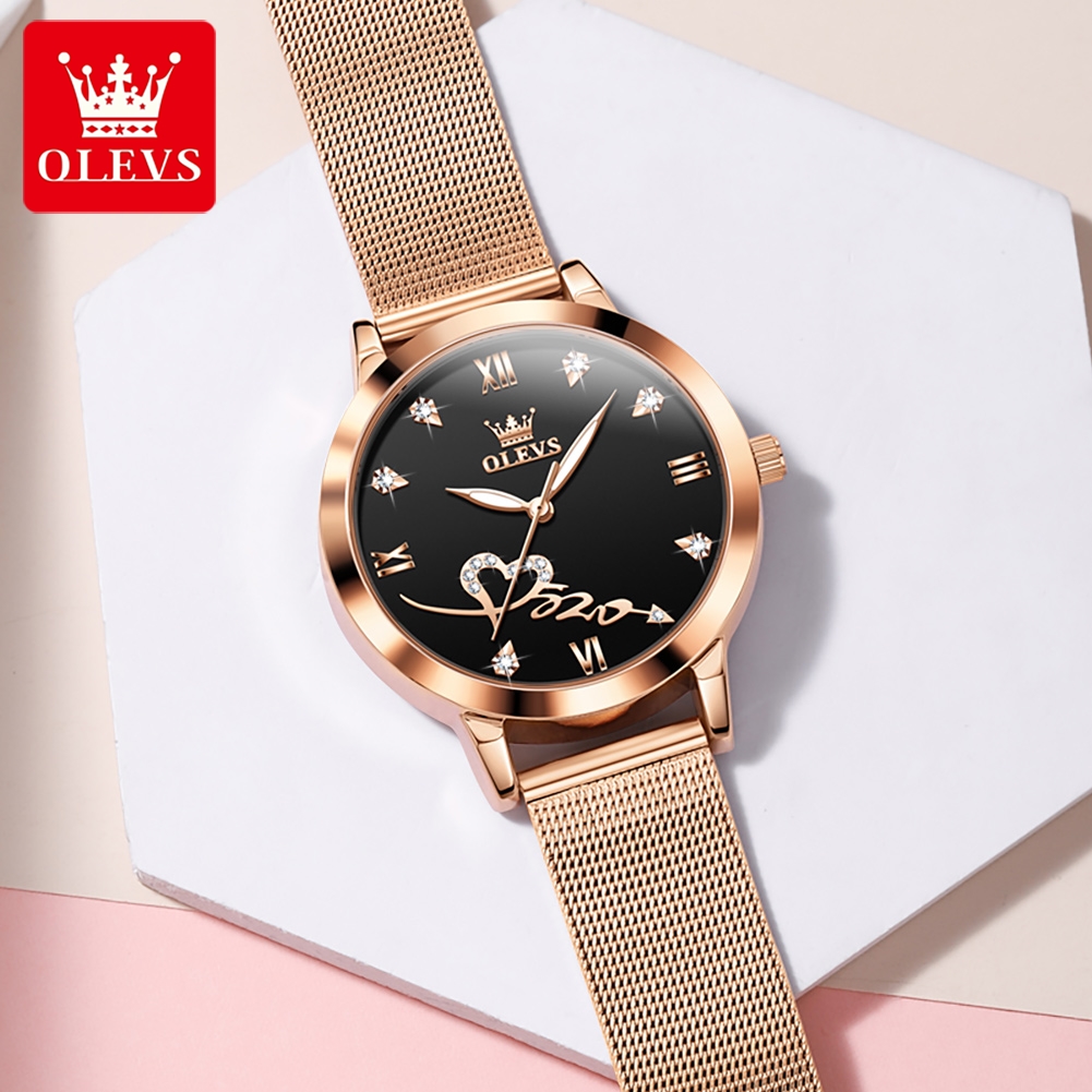 OLEVS 5530 Women's Watches Ele – обзор и цена Mesh Stainless Strap