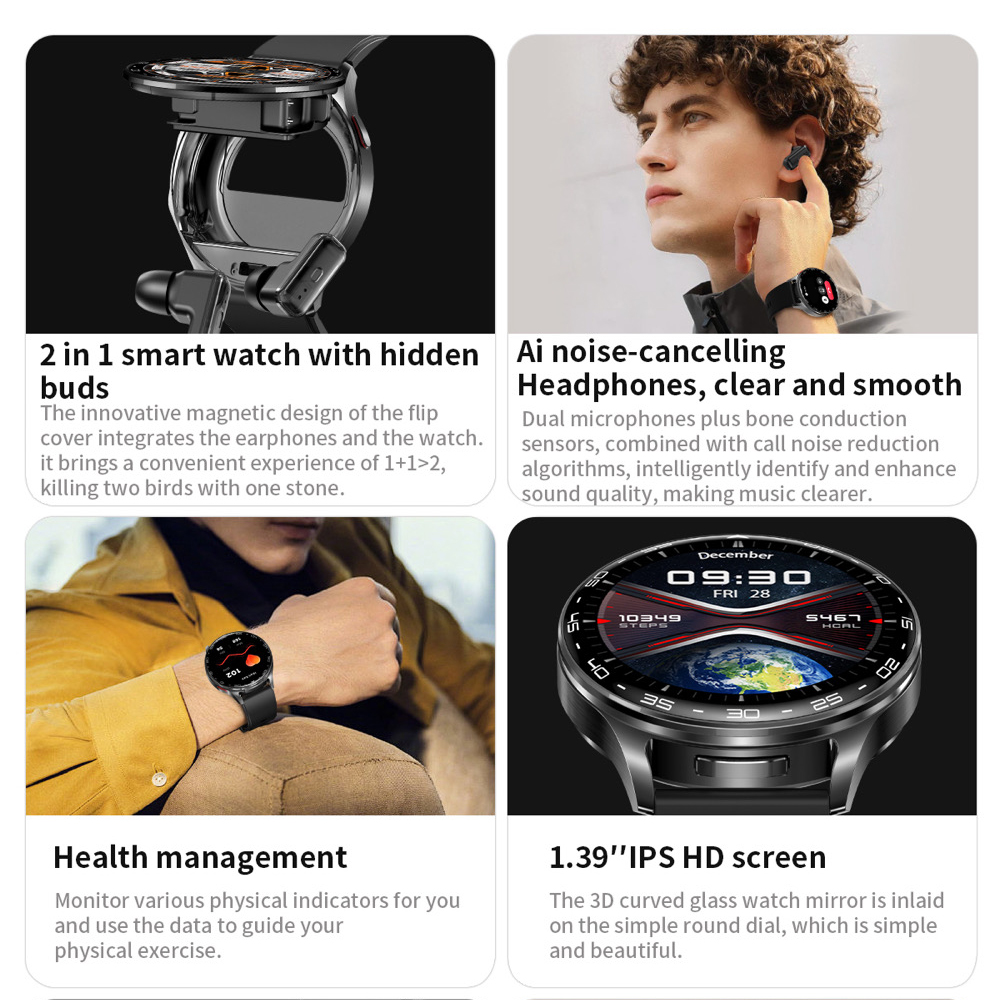 2 In 1 TWS Headset Smart Watch – обзор и цена Smartwatch Noise Watches For Women