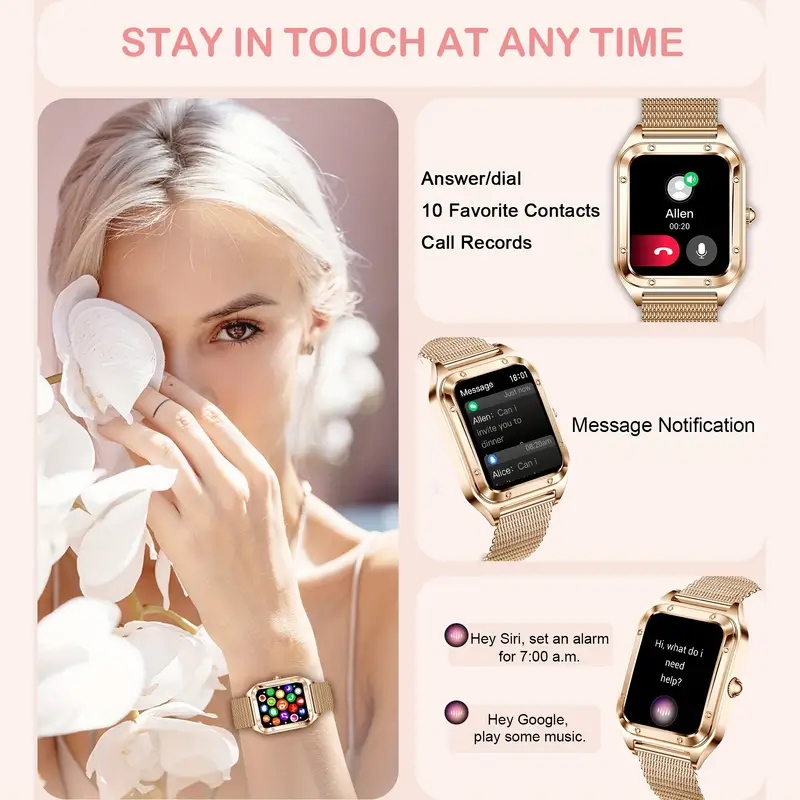 1.57inch Women's Smart Watch W – обзор и цена Smartwatch Watches That Connect To Iphone