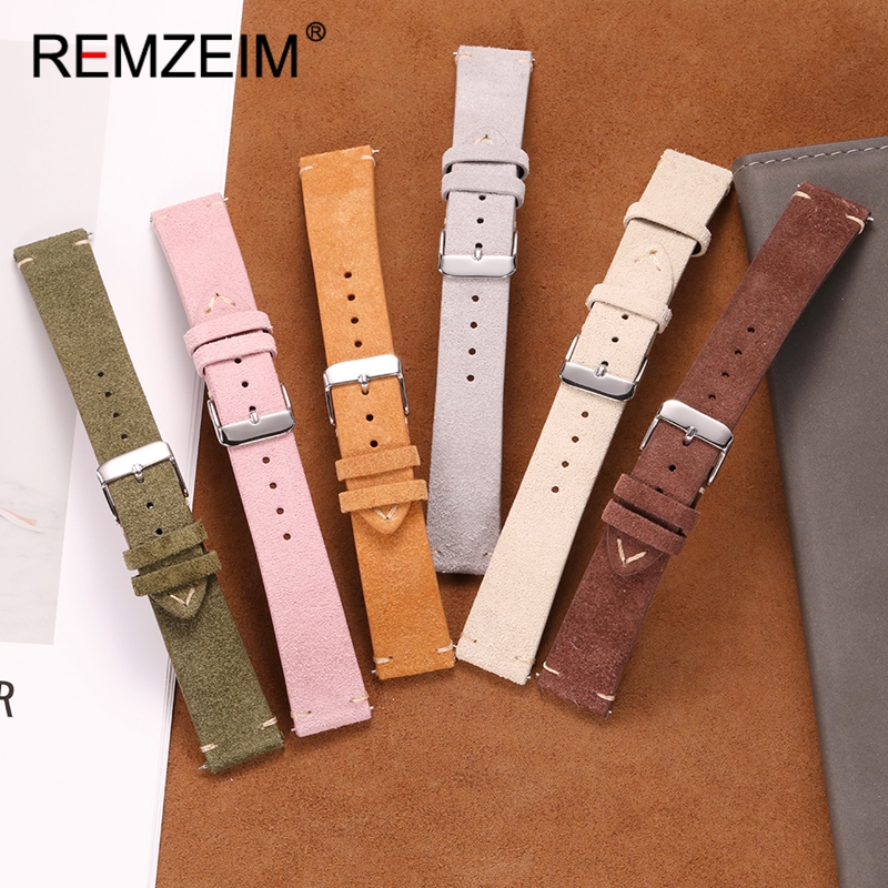 Suede Quick Release Leather Re – обзор и цена Smartwatch Vintage Watches For Men