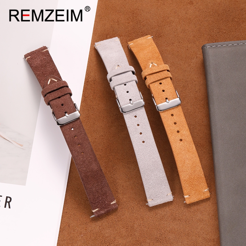 Suede Quick Release Leather Re – обзор и цена Smartwatch Vintage Watches For Men