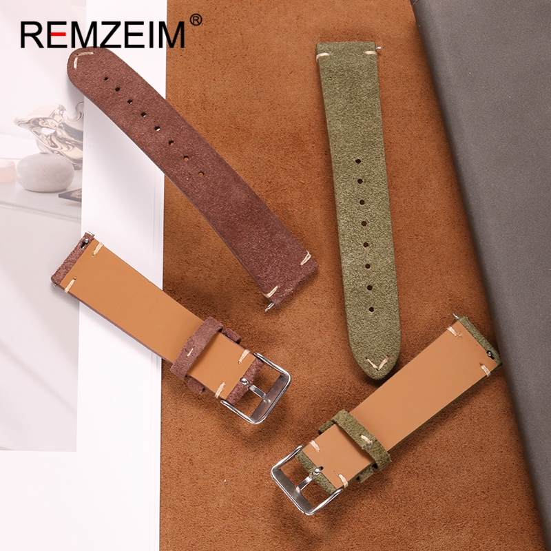 Suede Quick Release Leather Re – обзор и цена Smartwatch Vintage Watches For Men