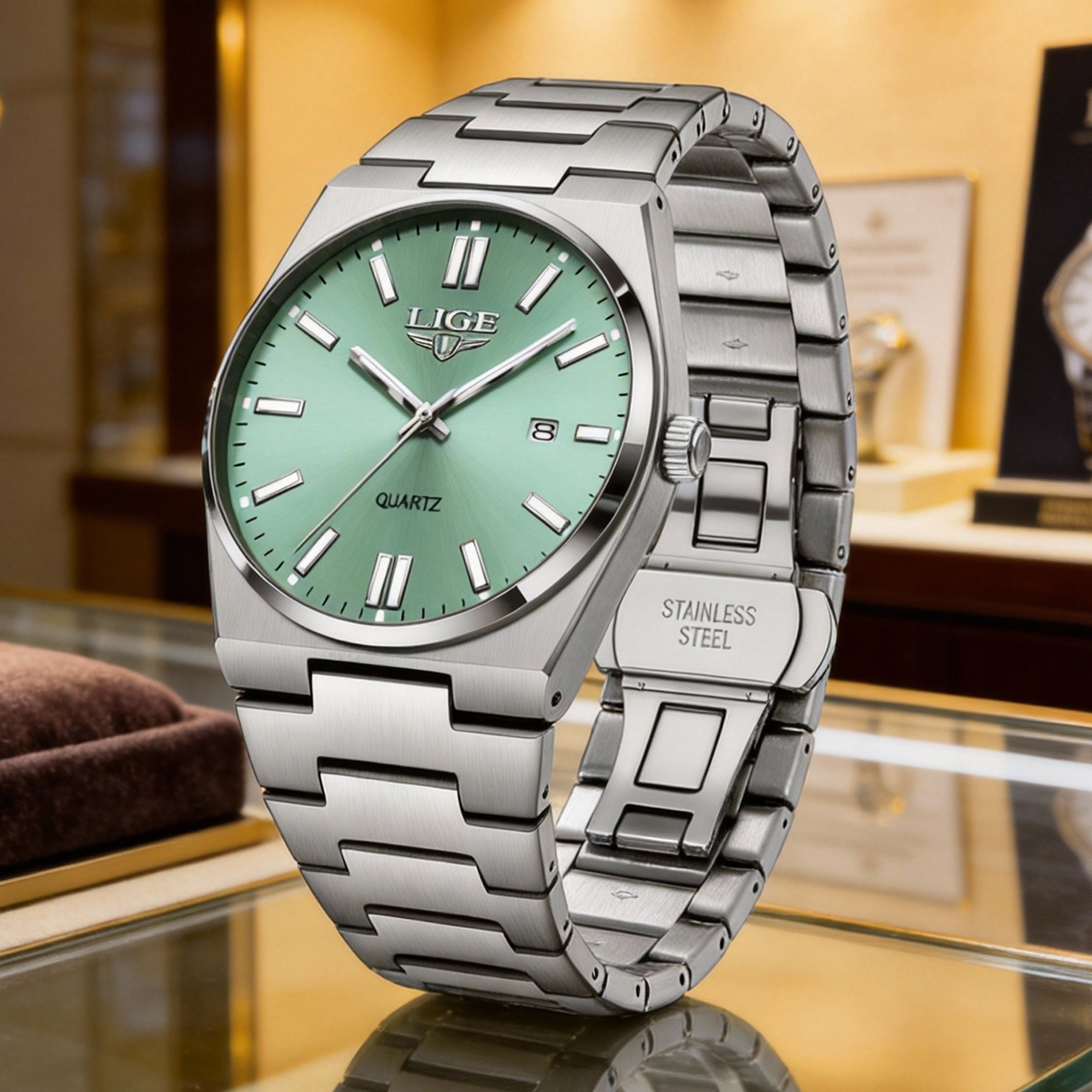 LIGE Luxury Brand Men Watches  – обзор и цена Smartwatch Vintage Watches For Men