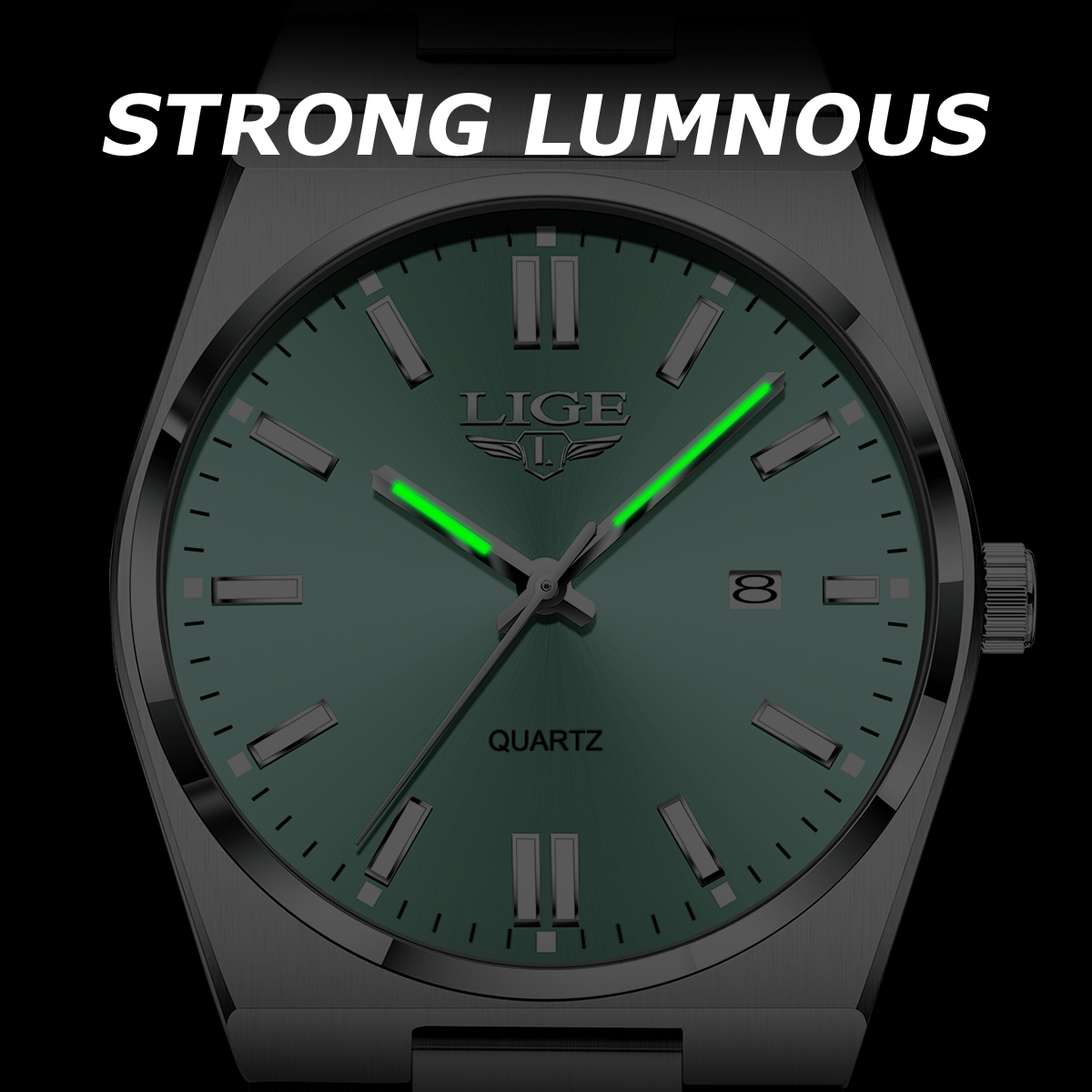 LIGE Luxury Brand Men Watches  – обзор и цена Smartwatch Vintage Watches For Men