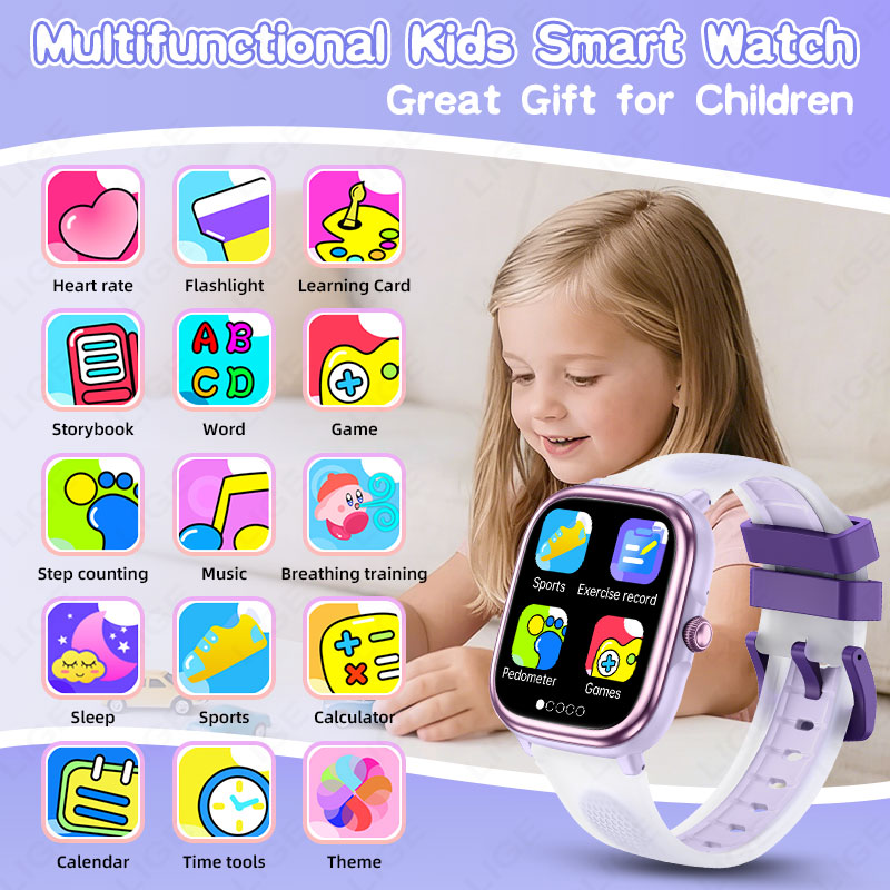 LIGE 2026 New Children Learnin – обзор и цена Smartwatch Watches Gift For Girls