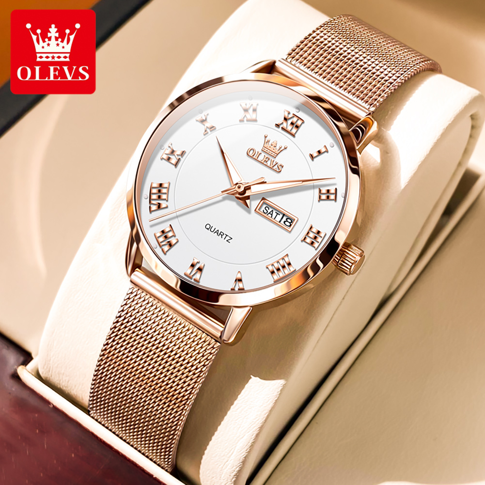 OLEVS 2920 Elegant Original Wo – обзор и цена Mesh Stainless Strap