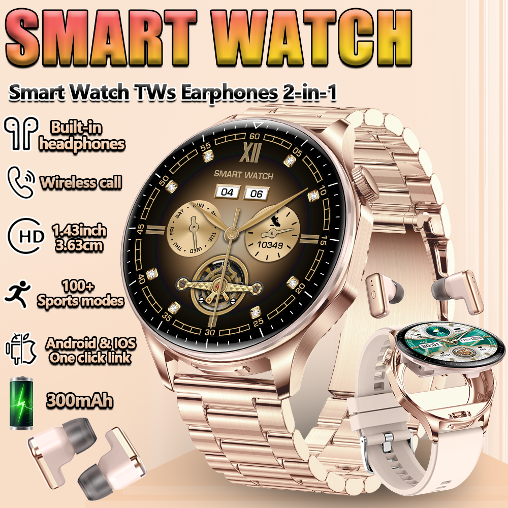 2 In 1 TWS Headset Smart Watch – обзор и цена Smartwatch Noise Watches For Women