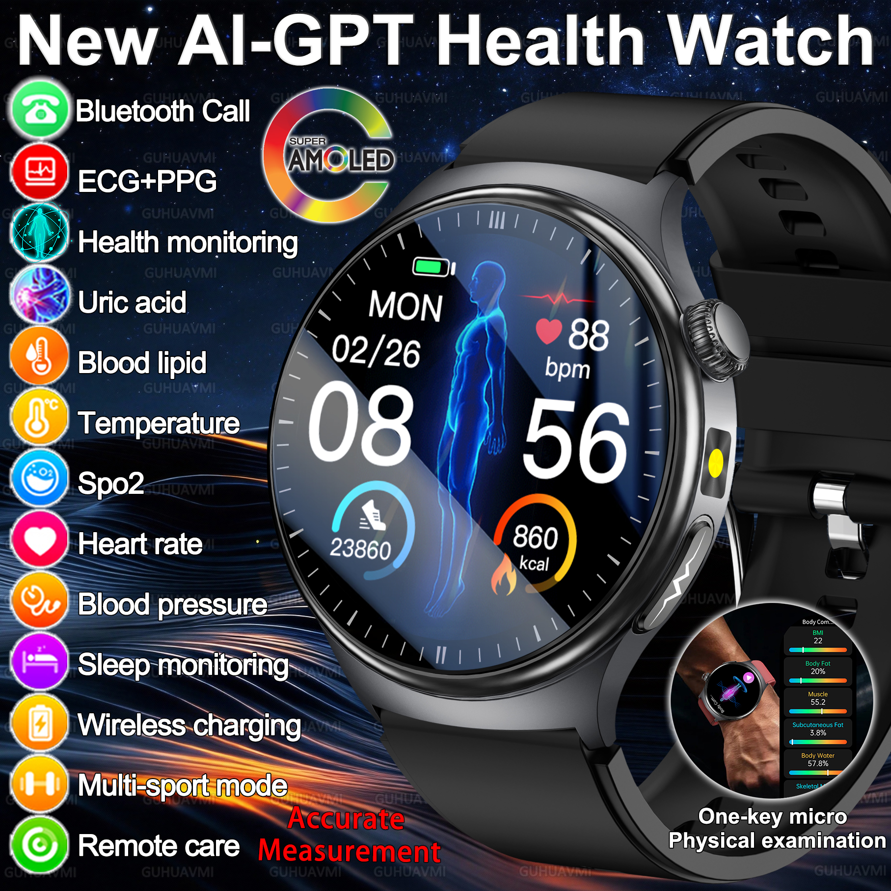 2026 New Accurate Diagnosis Sm – обзор и цена Smartwatch Health Watches For Women