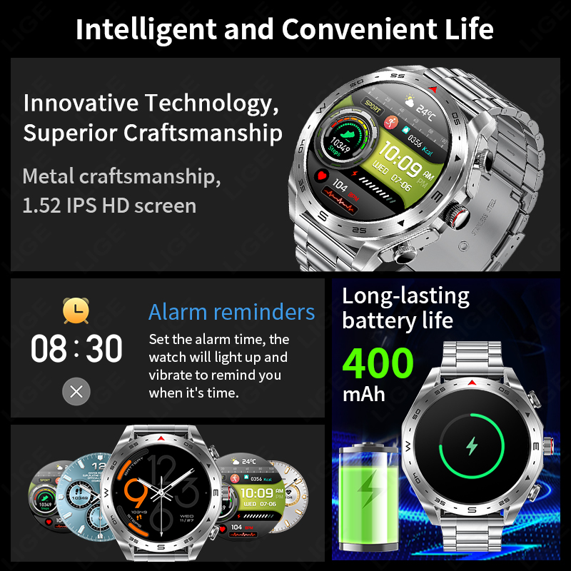 LIGE AMOLED Screen Smart Watch – обзор и цена Smartwatch Noise Watches For Women