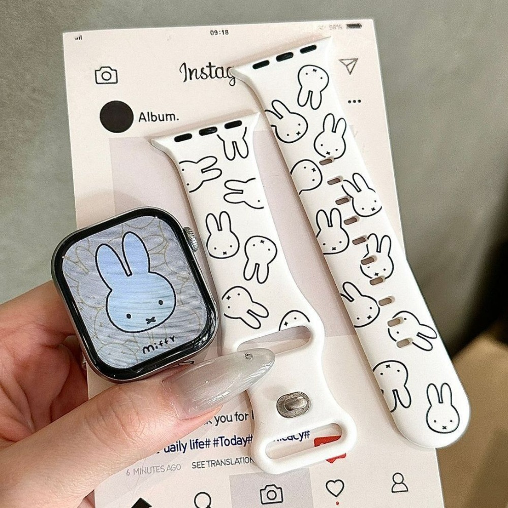 Cute Miffy Rabbit Cartoon Watc – обзор и цена Apple Watch Band
