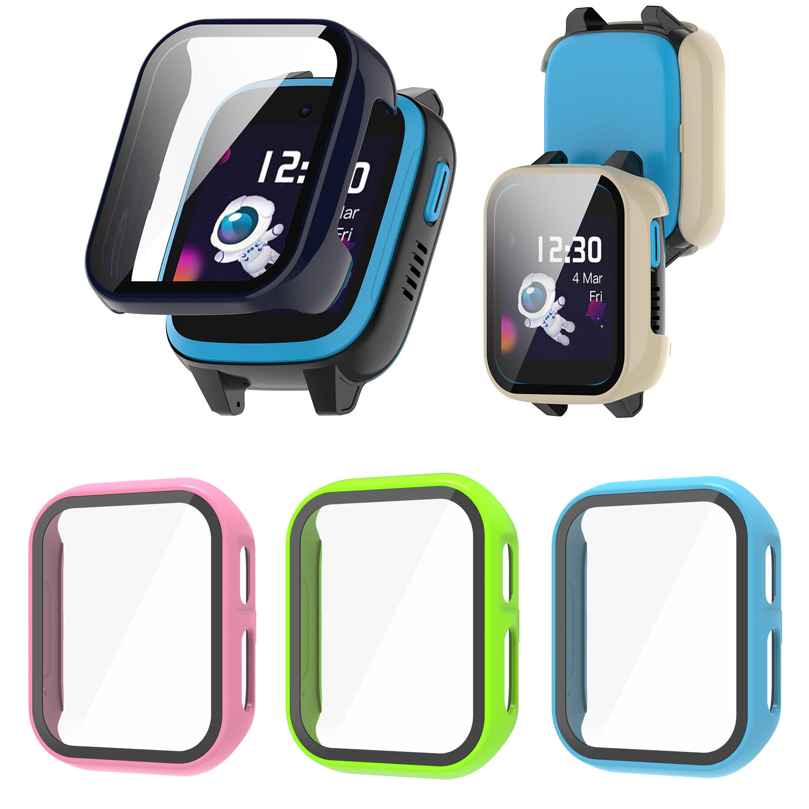Hard Edge Shell Glass Screen P – обзор и цена Smartwatch Watches For Kids