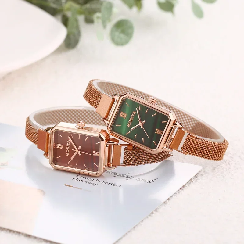Women Watches Fashion Square L – обзор и цена Mesh Stainless Strap