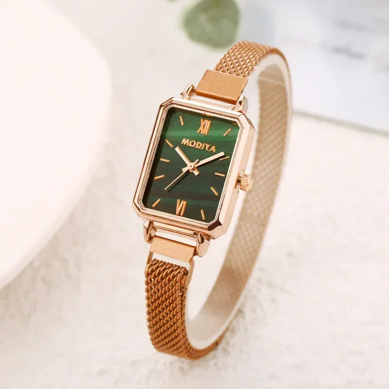 Women Watches Fashion Square L – обзор и цена Mesh Stainless Strap