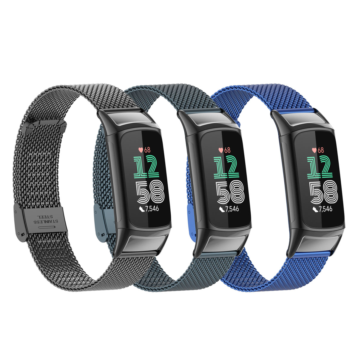 Suitable for Fitbit Charge 5/6 – обзор и цена Mesh Stainless Strap