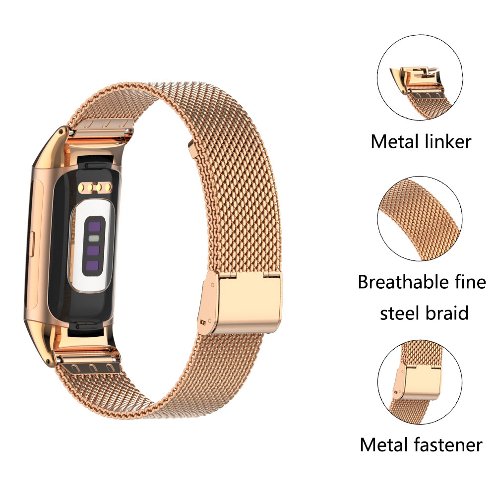 Suitable for Fitbit Charge 5/6 – обзор и цена Mesh Stainless Strap