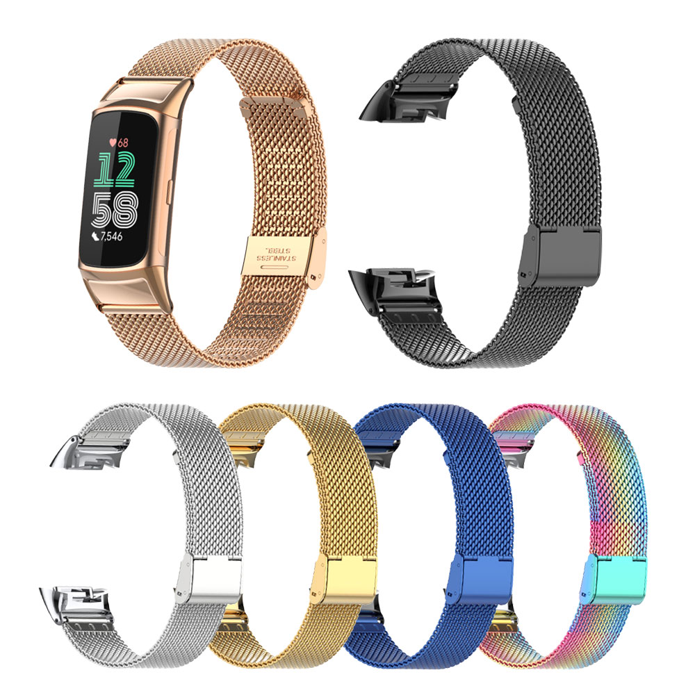 Suitable for Fitbit Charge 5/6 – обзор и цена Mesh Stainless Strap