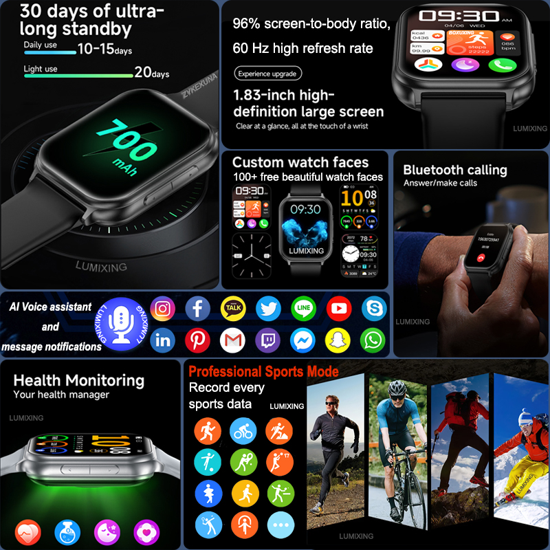 New Smart watches Men Women Sp – обзор и цена Smartwatch Health Watches For Women