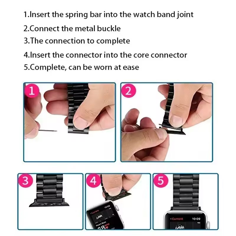 Watchband Connector for Apple  – обзор и цена Apple Watch Band