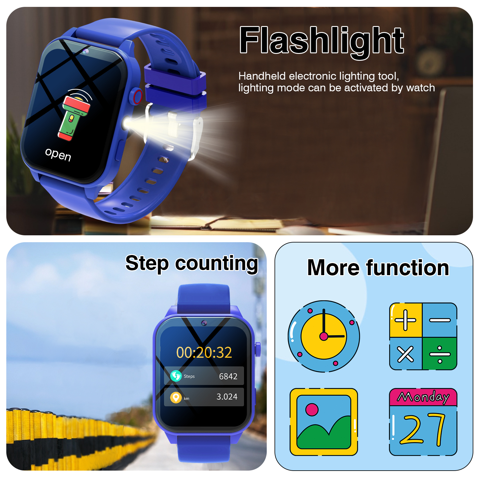 Kids′s Smart Watch 18 Games Ca – обзор и цена Smartwatch Watches For Girls