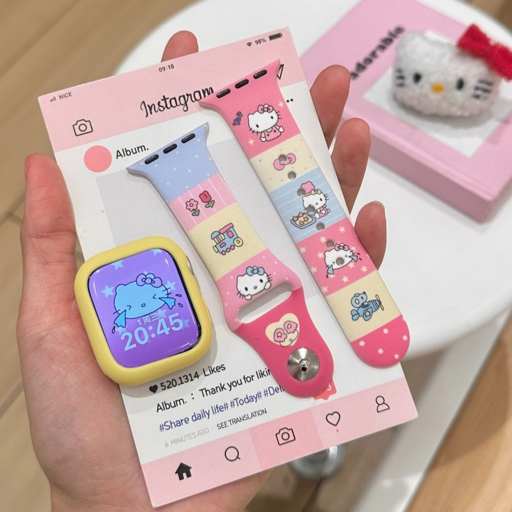 Anime Sanrio Lovely Kitty Sili – обзор и цена Apple Watch Band