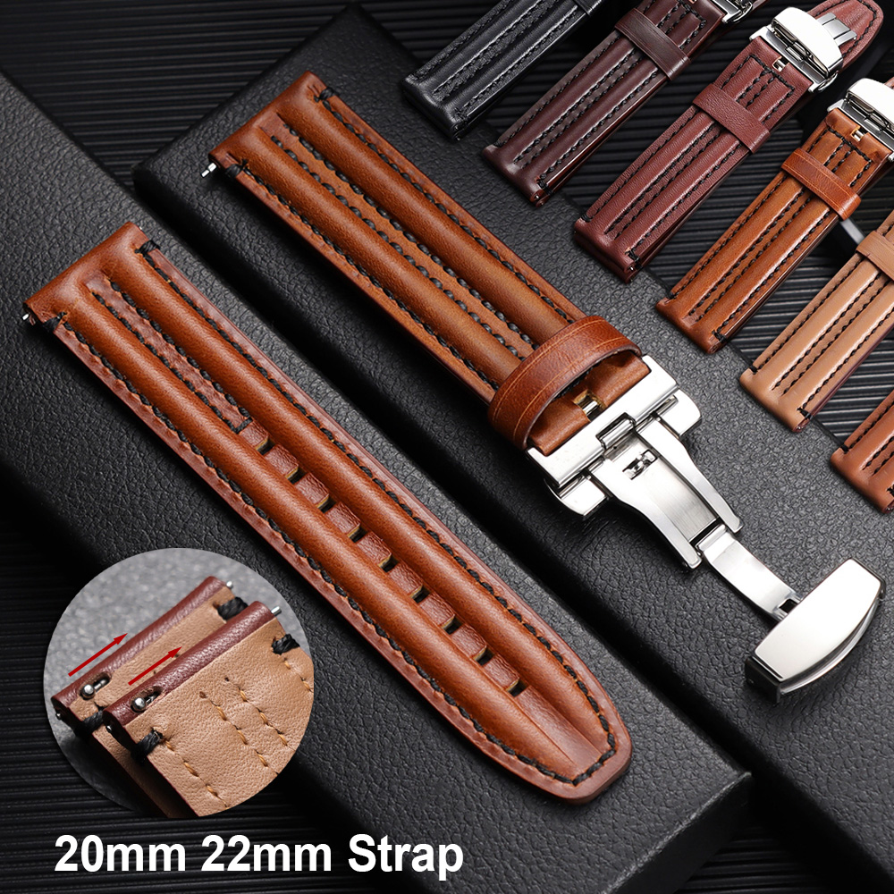 20mm 22mm Genuine Cowhide Watc – обзор и цена Smartwatch Vintage Watches For Men
