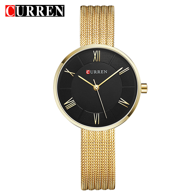 CURREN 9020 Small Dial Quartz  – обзор и цена Mesh Stainless Strap