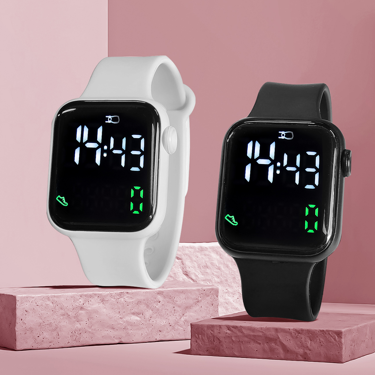 New 2PCS Student Minimalist Sm – обзор и цена Smartwatch Watches For Girls