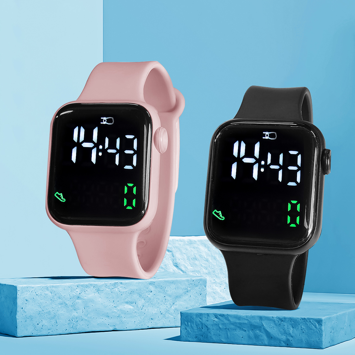 New 2PCS Student Minimalist Sm – обзор и цена Smartwatch Watches For Girls