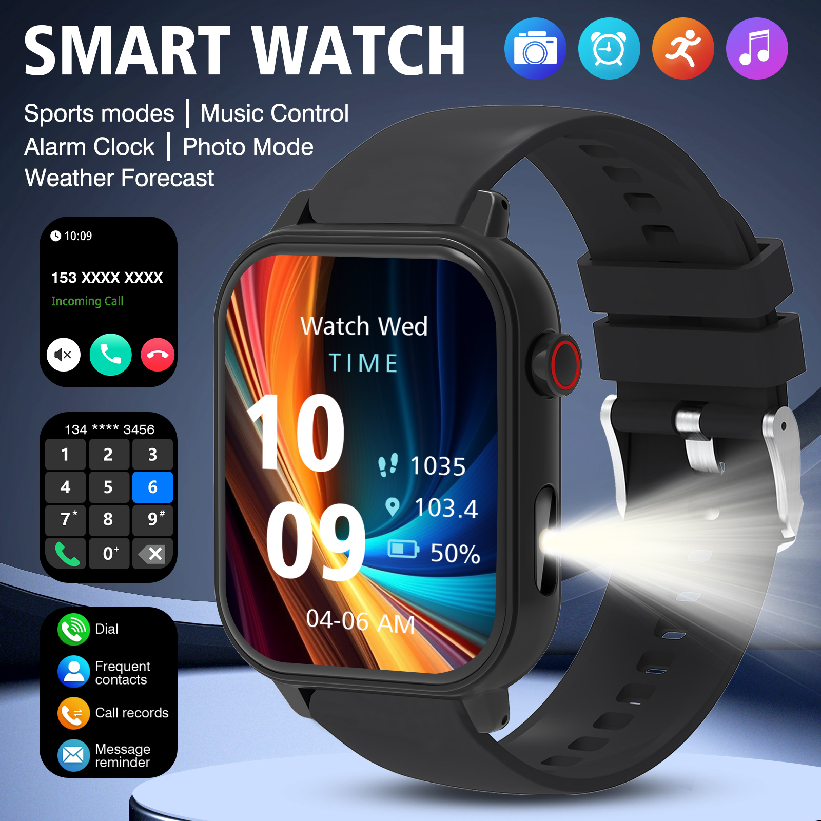 New Smartwatch for Men and Wom – обзор и цена Smartwatch Watches That Connect To Iphone