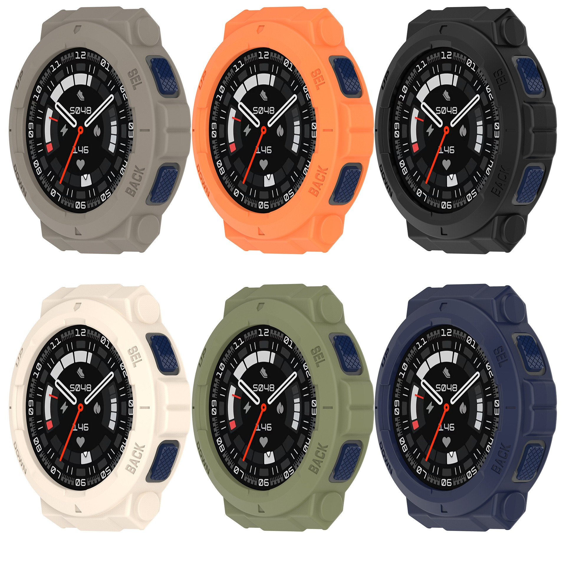 Silicone case For Amazfit Acti – обзор и цена Smartwatch English