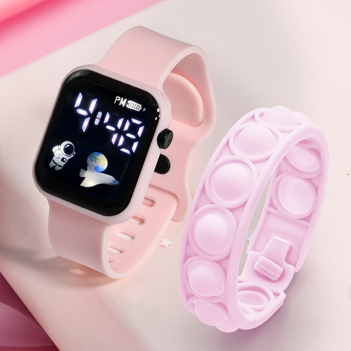 2PCS Children's Smart Watch Br – обзор и цена Smartwatch Watches Gift For Girls